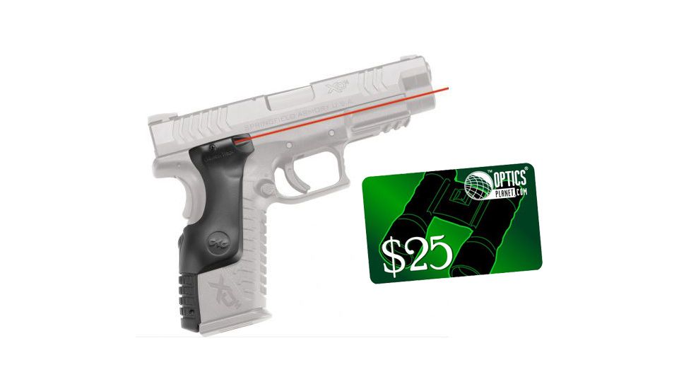 Crimson Trace LaserGrip Full-Frame Springfield XDM Laser Sight, Polymer LG-487 w/ 25 Dollar Email Gift Certificate