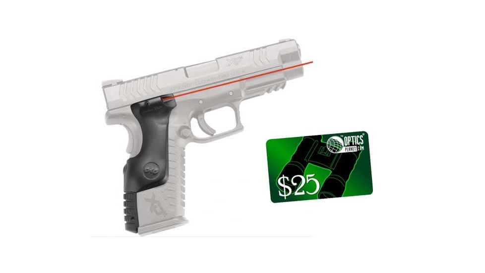 Crimson Trace LaserGrip Full-Frame Springfield XDM Laser Sight, Polymer LG-487 w/ 25 Dollar Email Gift Certificate