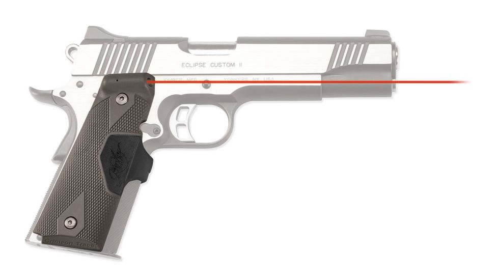 Demo,Crimson Trace Kimber Exclusive Grey Front Activation Red Lasergrip for Full Size 1911