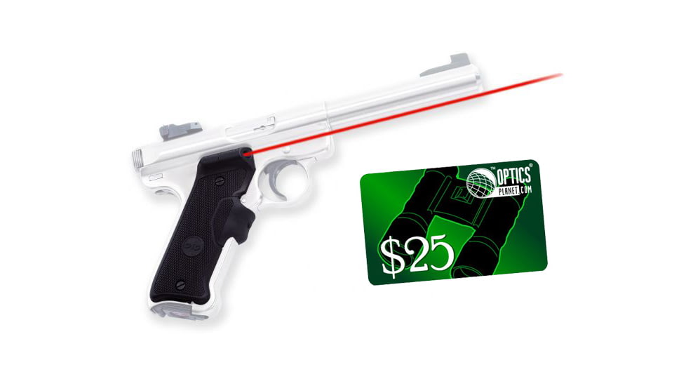 Crimson Trace Lasergrip - Ruger MK II &amp; III LG403 w/ 25 Dollar Email Gift Certificate