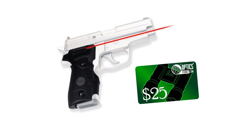 Crimson Trace Lasergrip Sight, Black - Sig Sauer 228/229 - LG329 w/ 25 Dollar Email Gift Certificate