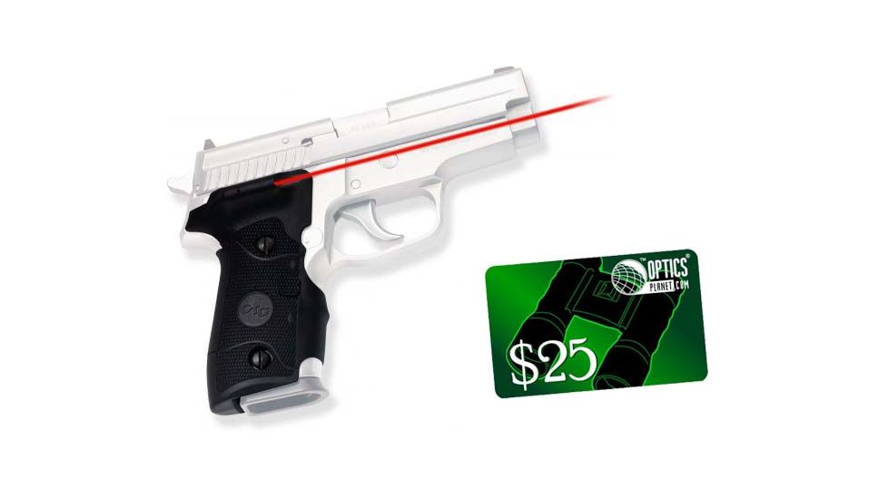 Crimson Trace Lasergrip Sight, Black - Sig Sauer 228/229 - LG329 w/ 25 Dollar Email Gift Certificate