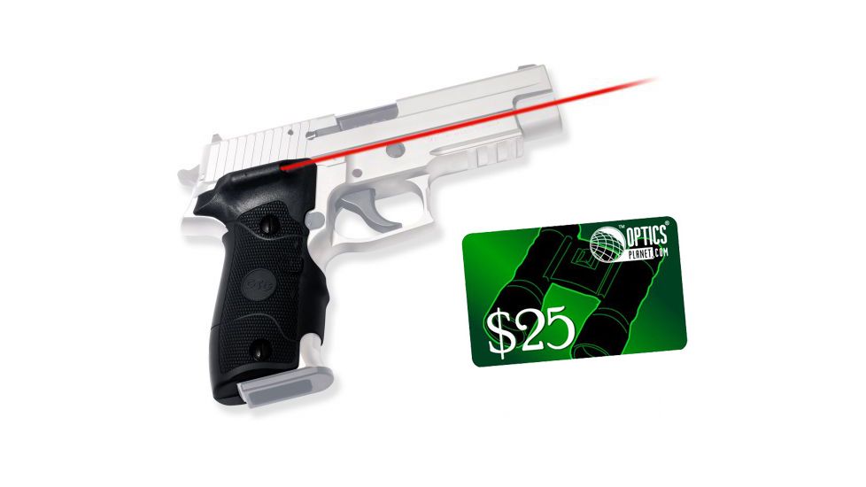 Crimson Trace Lasergrip Sight, Black - Sig Sauer P226 - LG326 w/ 25 Dollar Email Gift Certificate