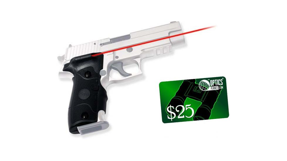 Crimson Trace Lasergrip Sight, Black - Sig Sauer P226 - LG326 w/ 25 Dollar Email Gift Certificate