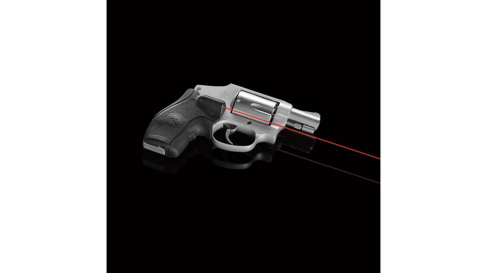 Crimson Trace Lasergrip Sight, Black, Smith and Wesson J-Frame Round Butt, LG405