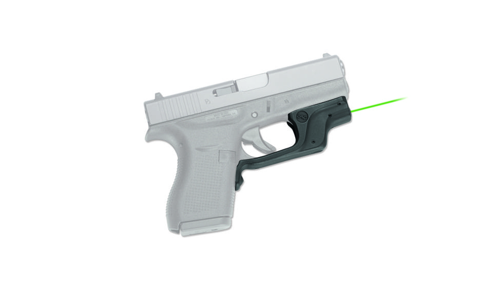 Demo,Crimson Trace Laserguard Green Laser Sight for Glock 42 LG-443G