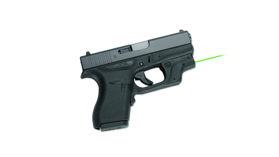Demo,Crimson Trace Laserguard Green Laser Sight for Glock 42 LG-443G