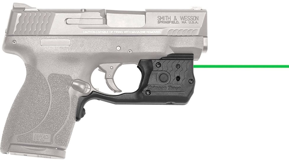 Crimson Trace Laserguard Pro Green Laser / 150 Lumen LED White Light for Smith and Wesson M/P 45 Shield, LL-808G