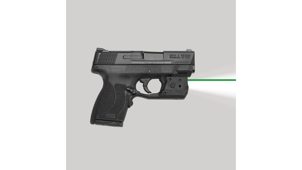 Crimson Trace Laserguard Pro Green Laser / 150 Lumen LED White Light for Smith and Wesson M/P 45 Shield, LL-808G