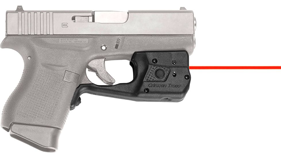 Crimson Trace Laser Guard Pro Weapon Light for Glock , CR2, Red, 150 Lumens, Black, LL-803