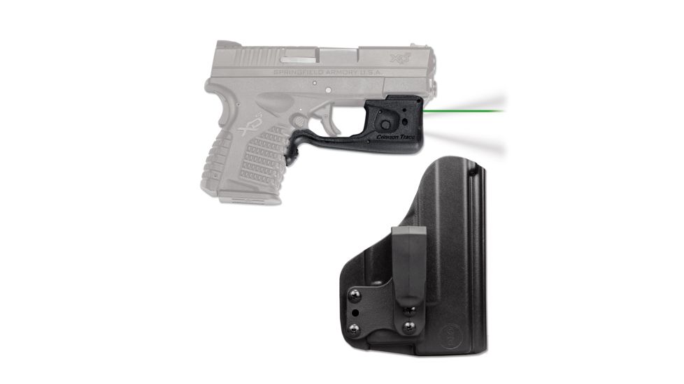 Crimson Trace Laserguard Pro,Springfield,XD-S,BT,Grn,CP LL-802G-HBT-S