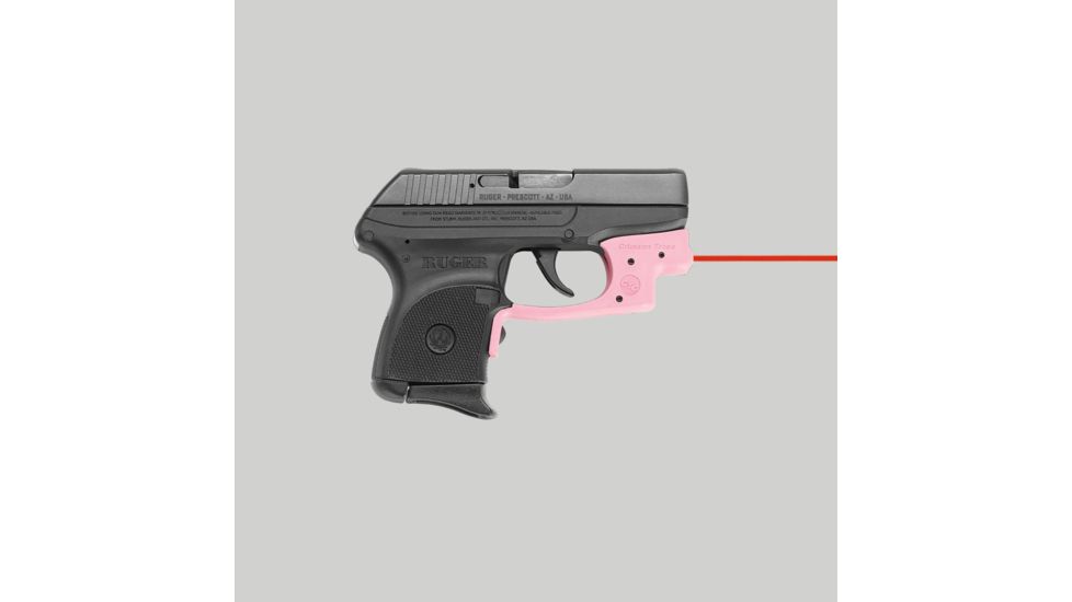 Crimson Trace Laserguard Red Laser Sight for Ruger LCP, Pink, LG-431-PINK