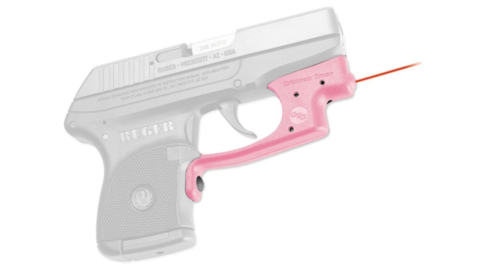 Crimson Trace Laserguard Red Laser Sight for Ruger LCP, Pink, LG-431-PINK