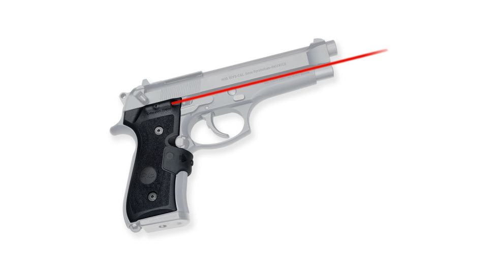 Crimson Trace LG-402M MIL - SPEC Laser Grip for Beretta 92, 96, and M9