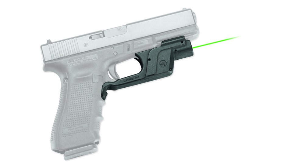 Crimson Trace Laserguard Green Laser Sight for Fits Glock 17, 19, 22, 23, 34, 35 - LG-452