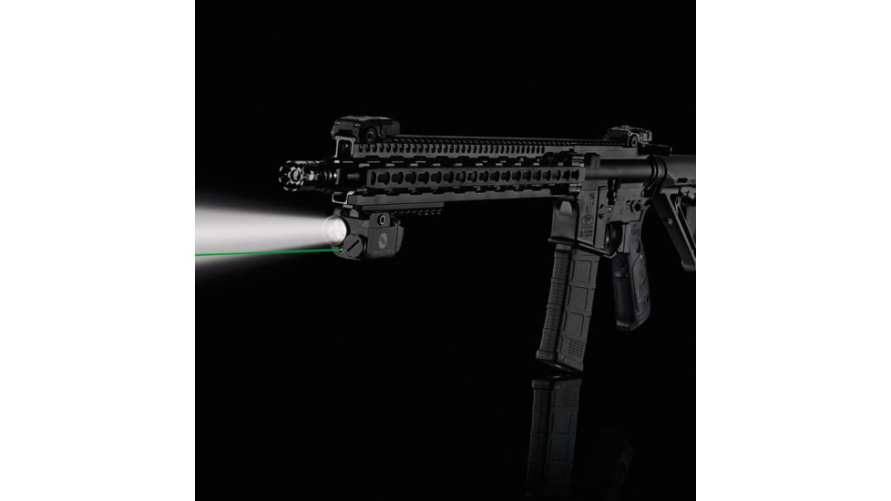 Crimson Trace LiNQ Green Laser and Tactical Light Sight for AR Rifles, CR2, Green, 300 Lumens, Black, LNQ-100G