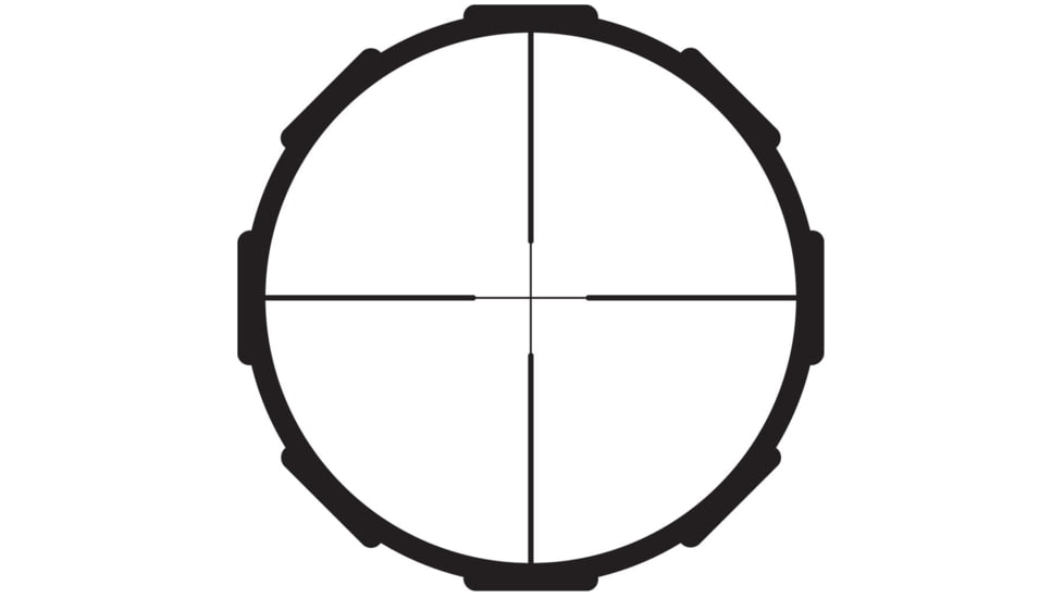 Crimson Trace Long Gun Rifle Scope, 3-9X40mm, Second Focal Plane, Non-illuminated Traditional Duplex MOA Reticle, Black, CSA-1309