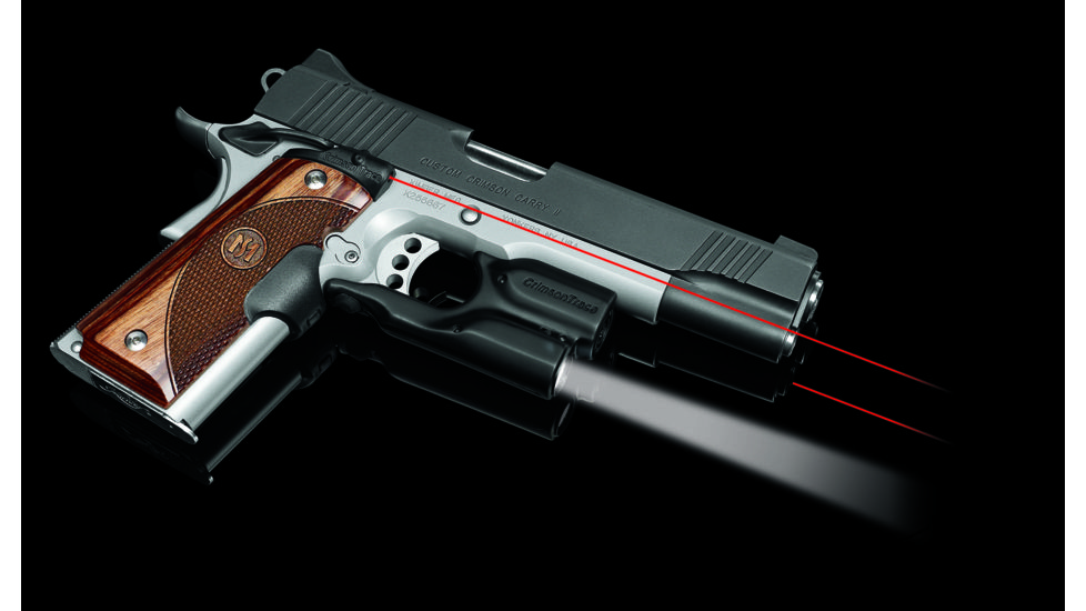 Crimson Trace Master LaserGrip Laser Sight for 1911 Gov't + Commander, Walnut LG-908