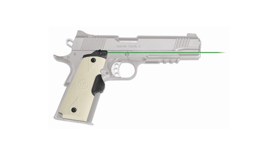 Crimson Trace Master Series Green Laser for 1911 Full-Size G10 Ivory LG-926G