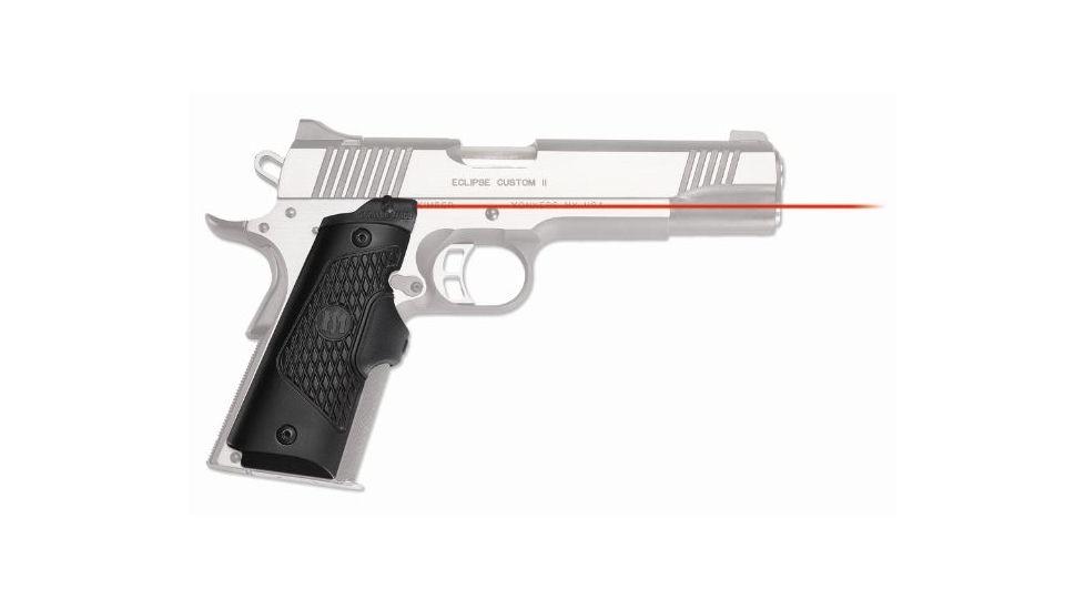 Crimson Trace Master Series Red Laser for 1911 Full-Size Aluminum Black LG-923