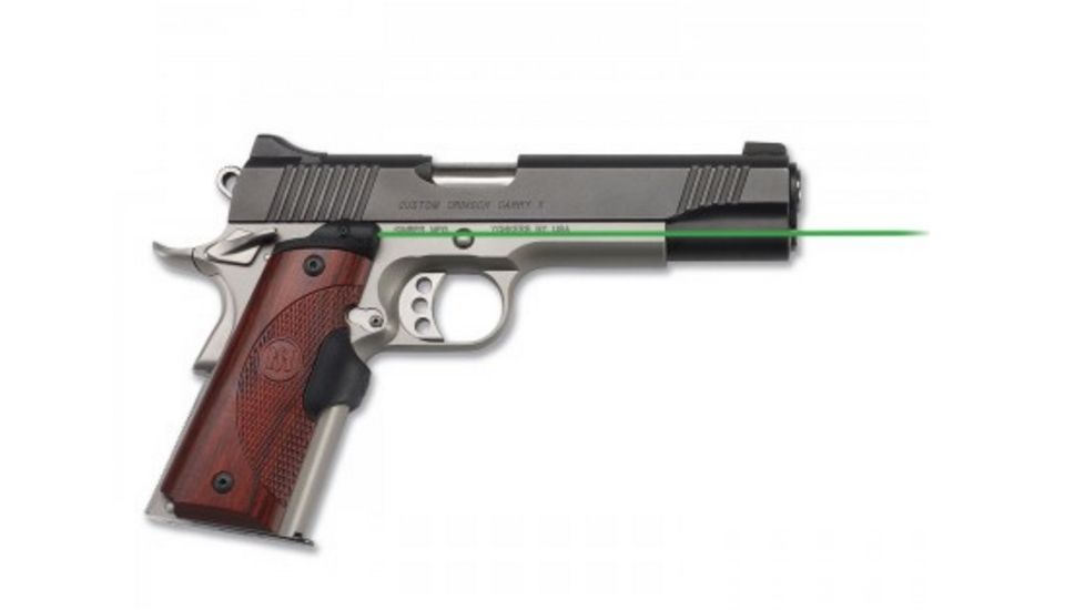 Crimson Trace Master Series Lasergrip w/ Green Laser for 1911 Full-Size, Rosewood, LG-901G