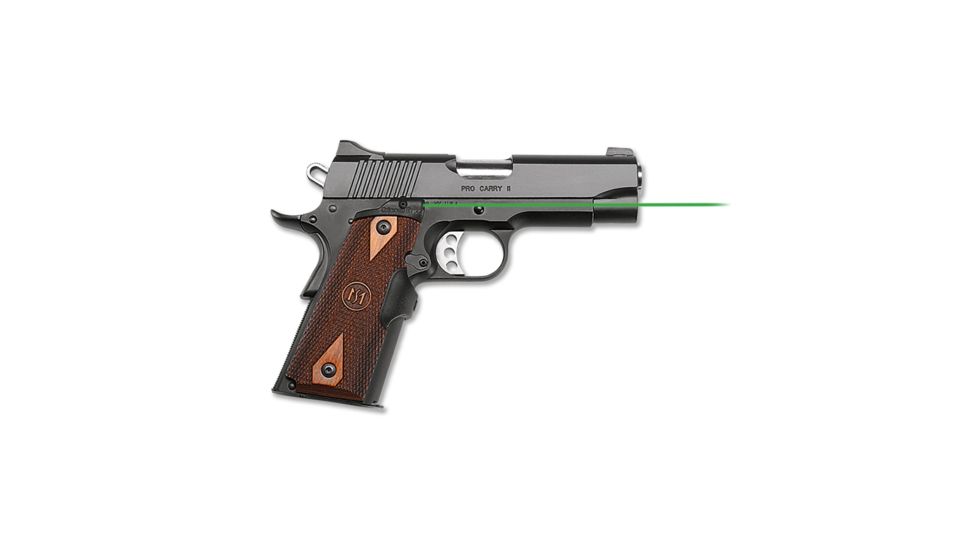 Crimson Trace Master Series Cocobolo Diamond Lasergrips, Green Laser, Fits Full-Size 1911, Black/Brown, LG-920G