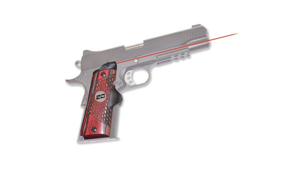 Factory DEMO Crimson Trace Master Series Laser Grip 20th Anniversary Limited Edition for 1911 Full Size, Applejack Wood LG-994