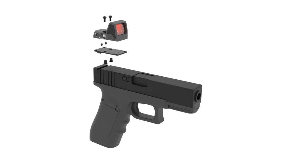 Crimson Trace Rad Dovetail Mounting Kit Glock Full Size/42/43/48, Low Profile, 01-3000186