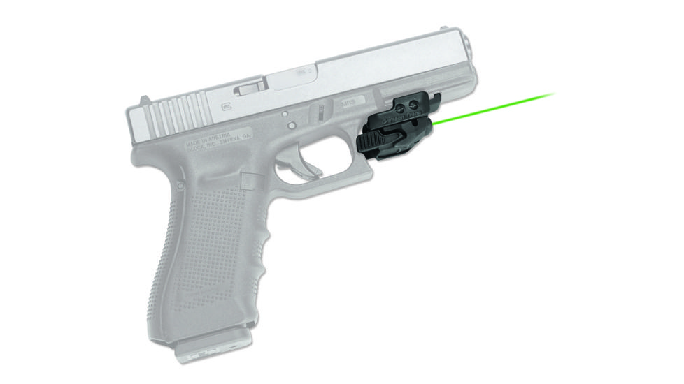 Crimson Trace Rail Master Green Laser Sight,Black,Universal Fit CMR-206