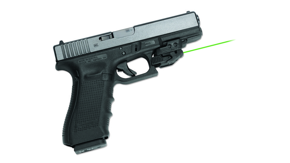 Crimson Trace Rail Master Green Laser Sight,Black,Universal Fit CMR-206