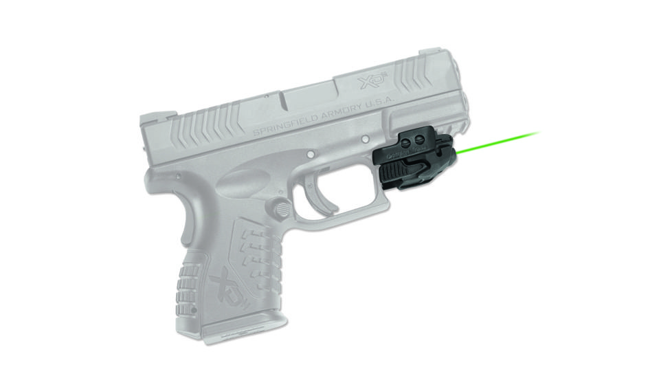 Crimson Trace Rail Master Green Laser Sight,Black,Universal Fit CMR-206
