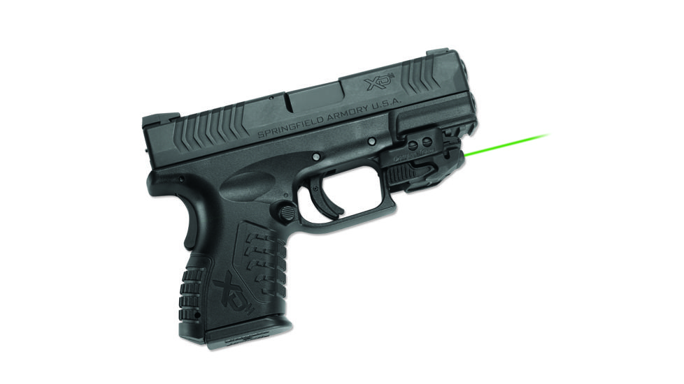 Crimson Trace Rail Master Green Laser Sight,Black,Universal Fit CMR-206
