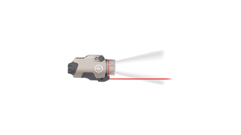 Crimson Trace CMR-207 Rail Master Pro Laser Sight &amp; Tactical Light System, Universal Rail Mount, Red Laser, FDE, CMR-207 FDE