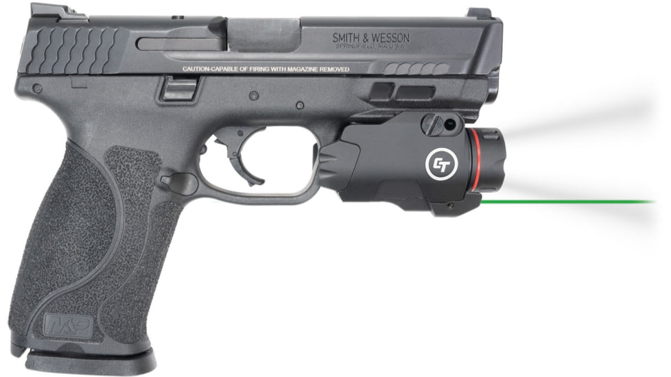 Crimson Trace CMR-207 Rail Master Pro Laser Sight &amp; Tactical Light System, Universal Rail Mount, Green Laser, Black, CMR-207G