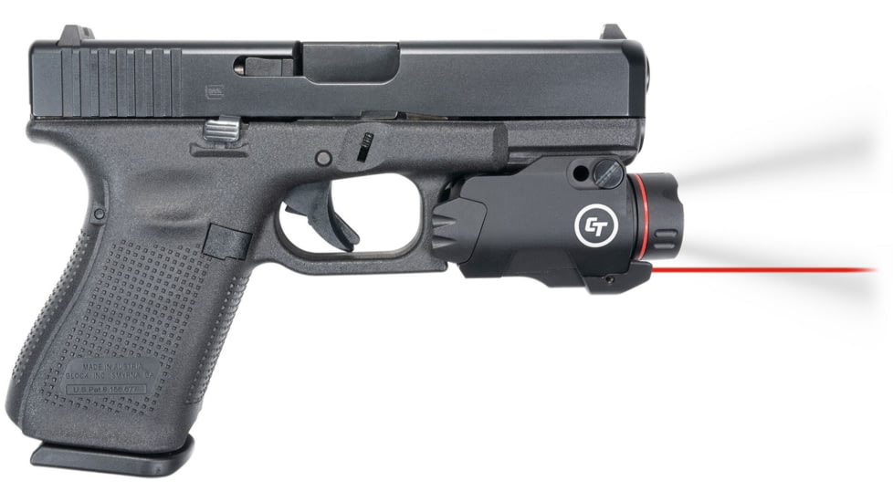 Crimson Trace CMR-207 Rail Master Pro Laser Sight &amp; Tactical Light System, Universal Rail Mount, Red Laser, Black, CMR-207