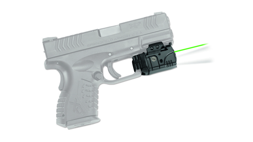 Crimson Trace Rail Master Sight, Green Laser-LED, Hanging Box Package 191528