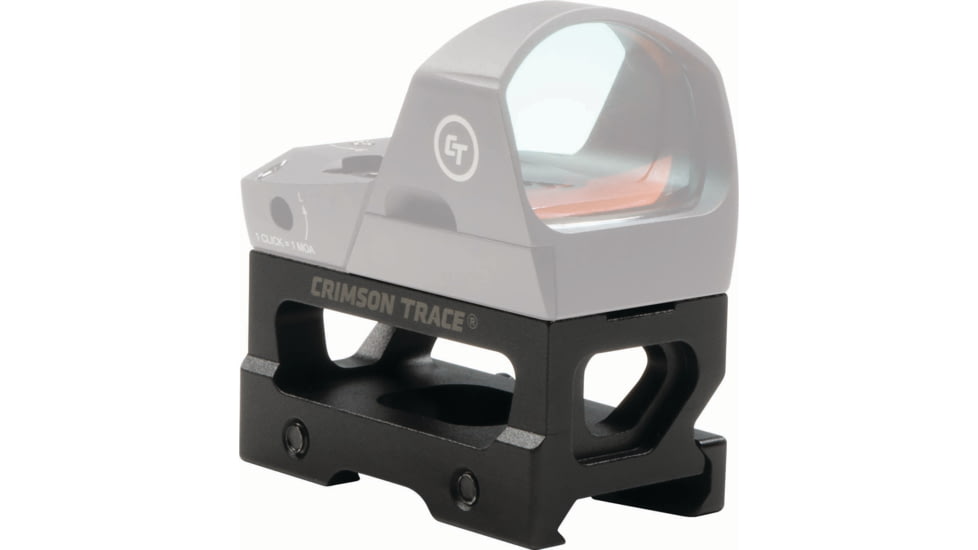 Crimson Trace Riser Long Gun Red Dot Sight Mount, Lower Third w/ Screw, Long Guns, 01-00380