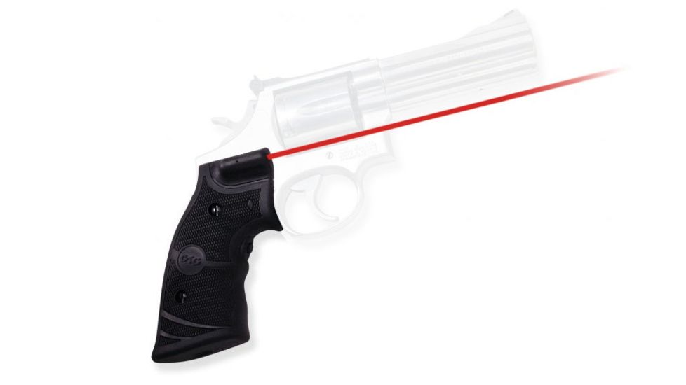 Crimson Trace Rubber Handgun Lasergrip for Smith and Wesson K/L Frames, Sq.Butt, LG307