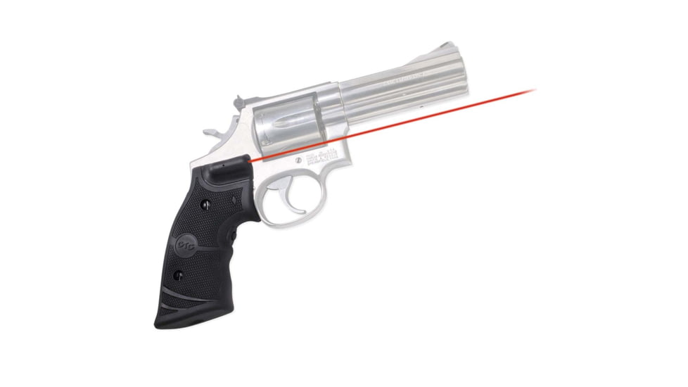 Crimson Trace Rubber Handgun Lasergrip for S&amp;W K/L Frame Round Butt