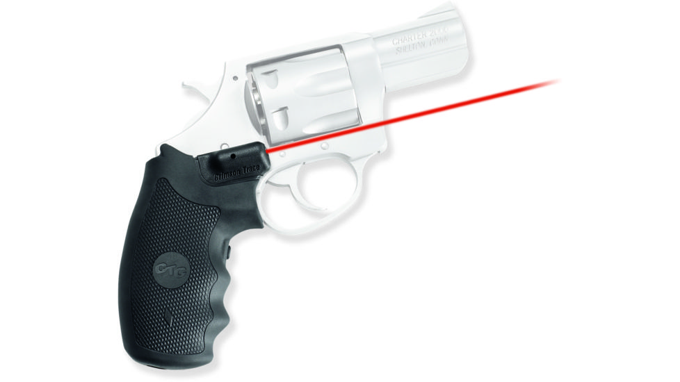 Crimson Trace Black Rubber Lasergrip - Charter Arms Revolver LG325 