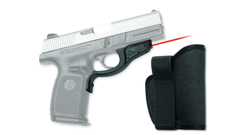 Crimson Trace Smith and Wesson, Sigma, Polymer Laserguard Overmold, Front Activation, with Holster, Sleeved 74497