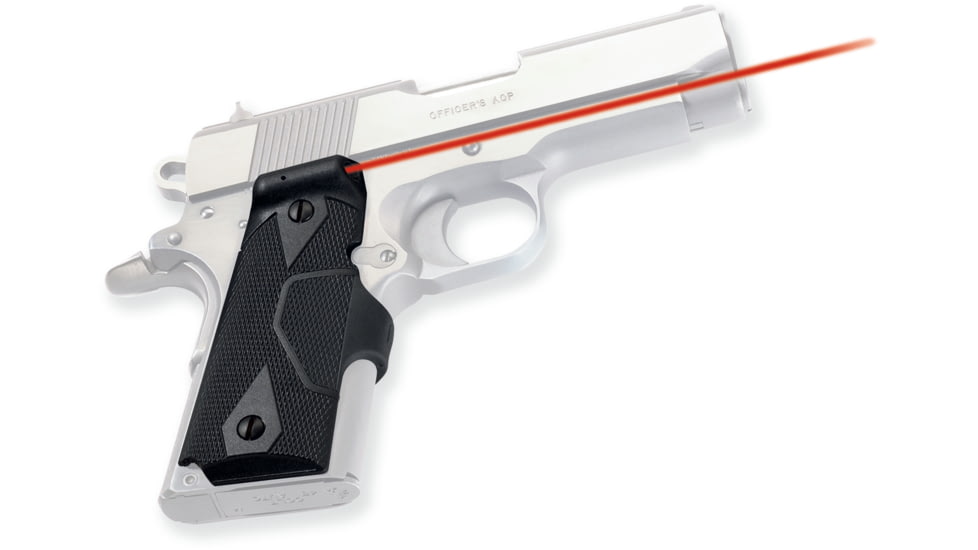 Crimson Trace 1911 Officer's/Defender/Compact Lasergrip, Front Activation LG-404-DEMO