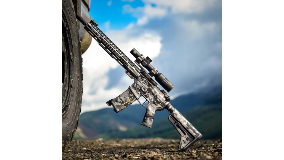 Criterion Barrels 16in AR-15 HBAR Mid Length Gas System Barrel, Chrome-lined, Parkerized, 15160-HB8