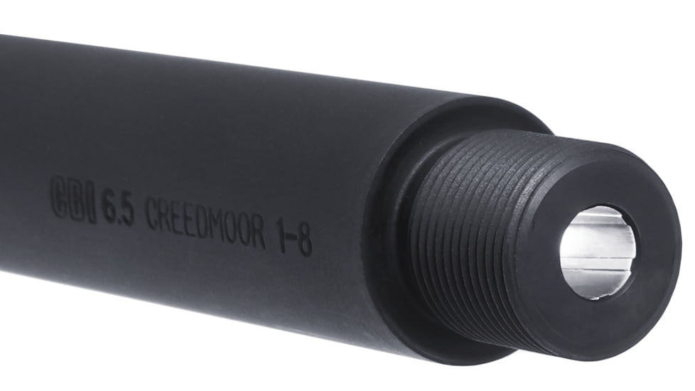 Criterion Barrels AR-10 Barrel, Hybrid Contour, 6.5 Creedmoor, 20 inch, Rifle Length, 1-8 Twist, Nitride Finish, Black, 1020S65-HYR-N