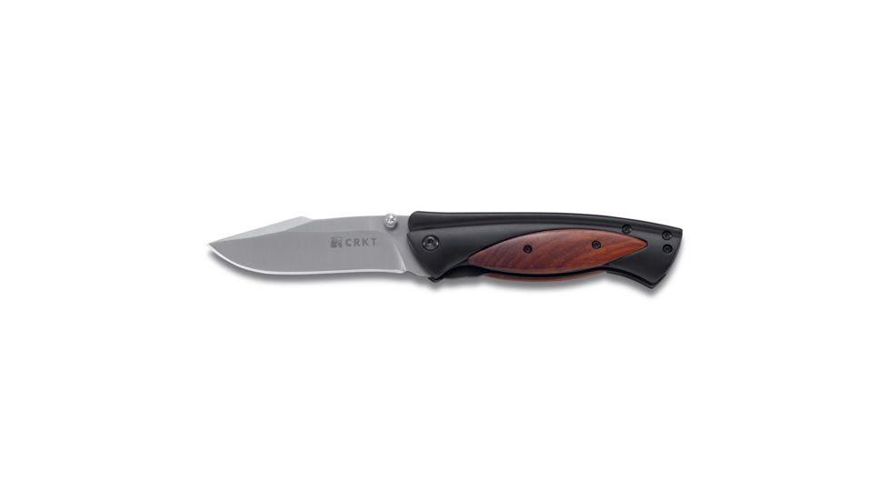 CRKT Vertex CP Knife - Cocobolo scales, Clip Point, RS Edge, OutBurst 1045