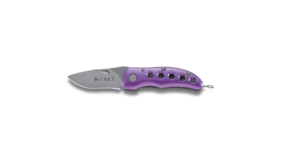 CRKT Shrimp Knife - Metallic Purple Aluminum Scale 1184