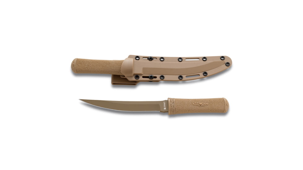 CRKT Hissatsu Knife - Desert Tan Blade and Nylon Sheath  2907D