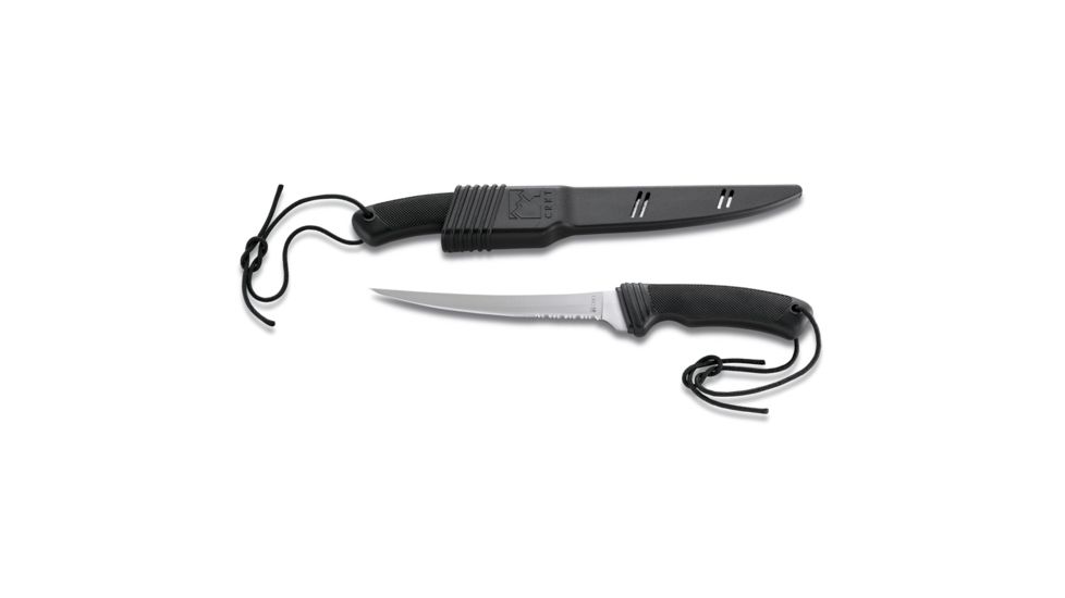 CRKT Kommer's Big Eddy Knife - 6.75in. Blade, Nylon Sheath, Combo Edge 3008