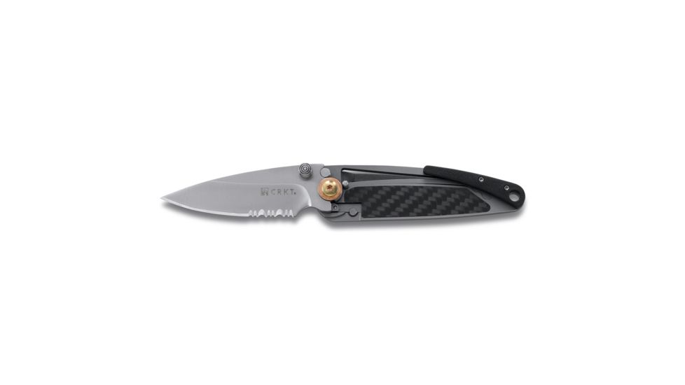 CRKT K.I.S.S. ASSist Knife - 2.75in. Drop Point Blade, Combo Edge 5655