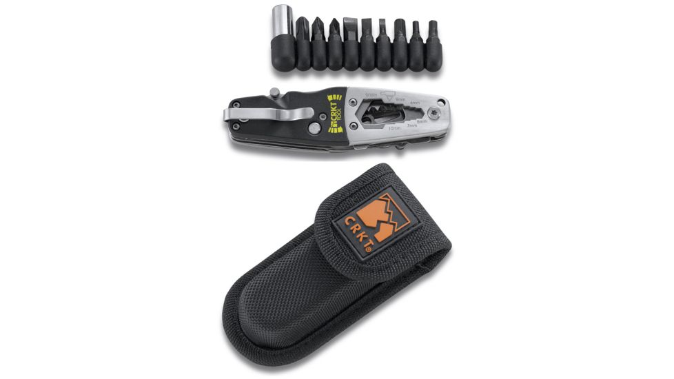 CRKT Tool-Multi-Knife w/ Screwdrivers, Razor Edge, Saw, Bits, Wrenches 9200